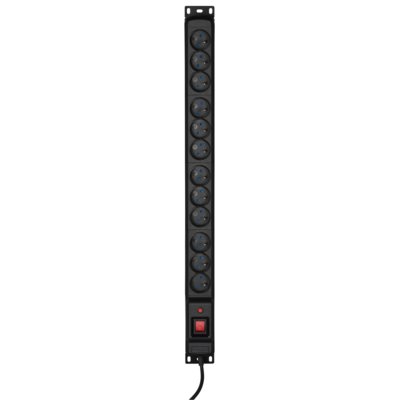 ActiveJet Listwa Przeciwprzepięciowa COMBO/12gn/5m/cz (12 x UTE; 10 A; 5m; kolor czarny) 2_204711