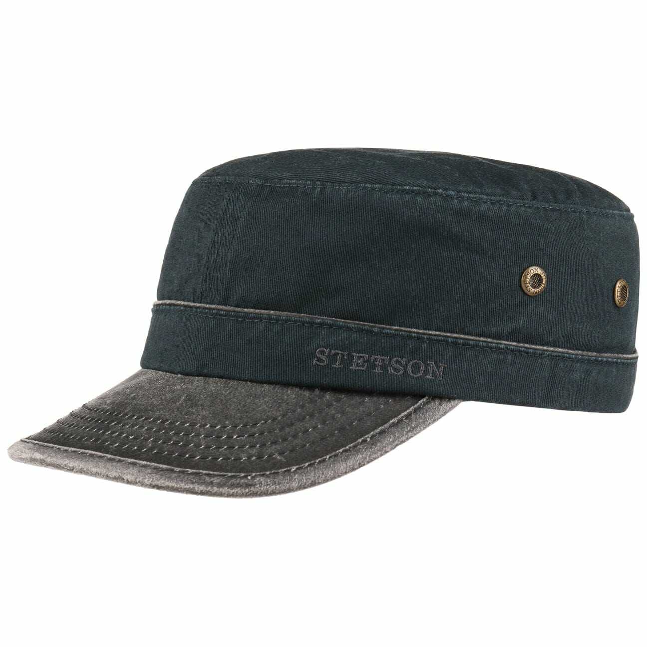 Czapka Katonah Cotton Army by Stetson, ciemnoniebieski, S (54-55 cm)