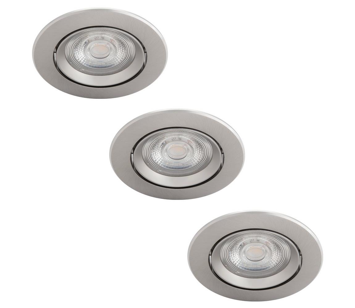 Philips - ZESTAW 3x LED Ściemnialna oprawa wpuszczana DIVE 3xLED/5W/230V 2700K