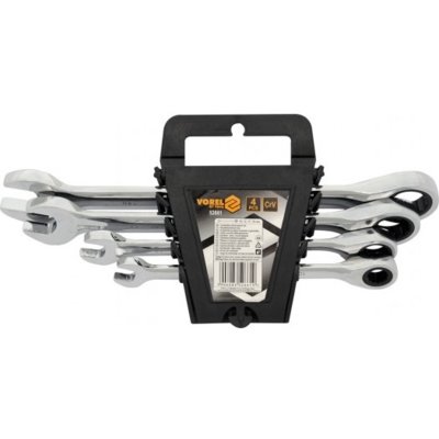Vorel Klucze płasko-oczk z grzech 4cz. 10-19mm 52661