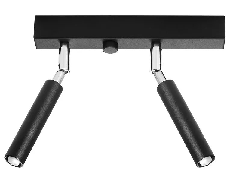 Czarny plafon reflektor EX668 F6-W06