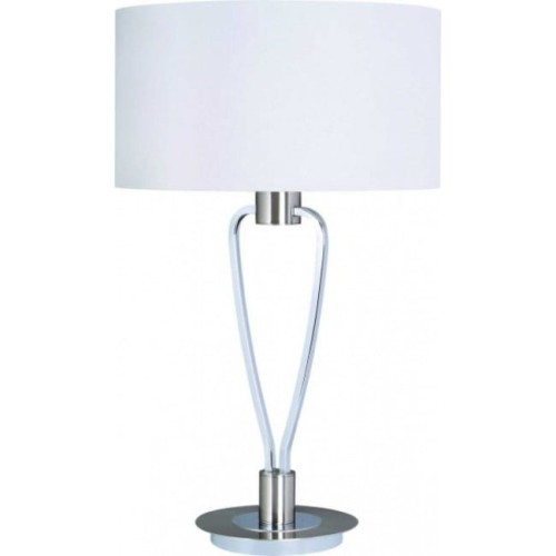 Trio Oświetlenie Sorpetaler Paris lampa stołowa Nikiel matowy, 1-punktowy 500200107