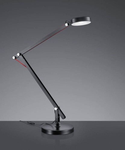 Trio Leuchten Czarna lampa wielofunkcyjna Amsterdam