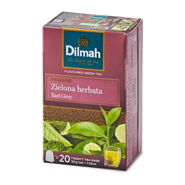 Dilmah Green Tea Earl Grey ex20 z zawieszką DILM.GR.EARL.GR.EX20