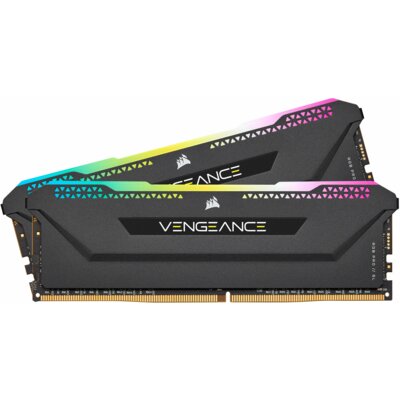 CORSAIR DDR4 32GB 2x16GB 3200MHz DIMM CL16 VENGEANCE RGB Pro SL Black 1.35V for AMD Ryzen XMP 2.0