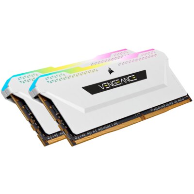 Corsair CORSAIRInc. DDR4 16GB 2x8GB 3200MHz DIMM CL16 VENGEANCE RGB Pro SL White 1.35V XMP 2.0 CMH16GX4M2E3200C16W