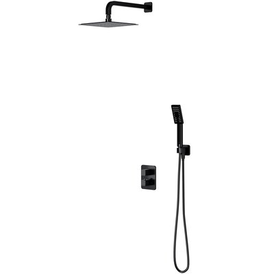 Omnires SYSPM11 BL Parmasystem prysznicowy podtynkowy termostatyczny czarny