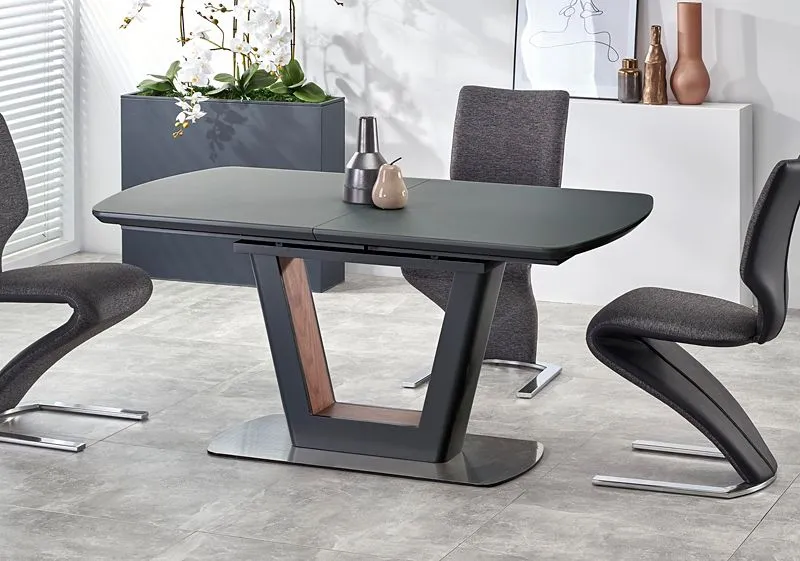 Antracytowy stół rozkładany S3-Z19