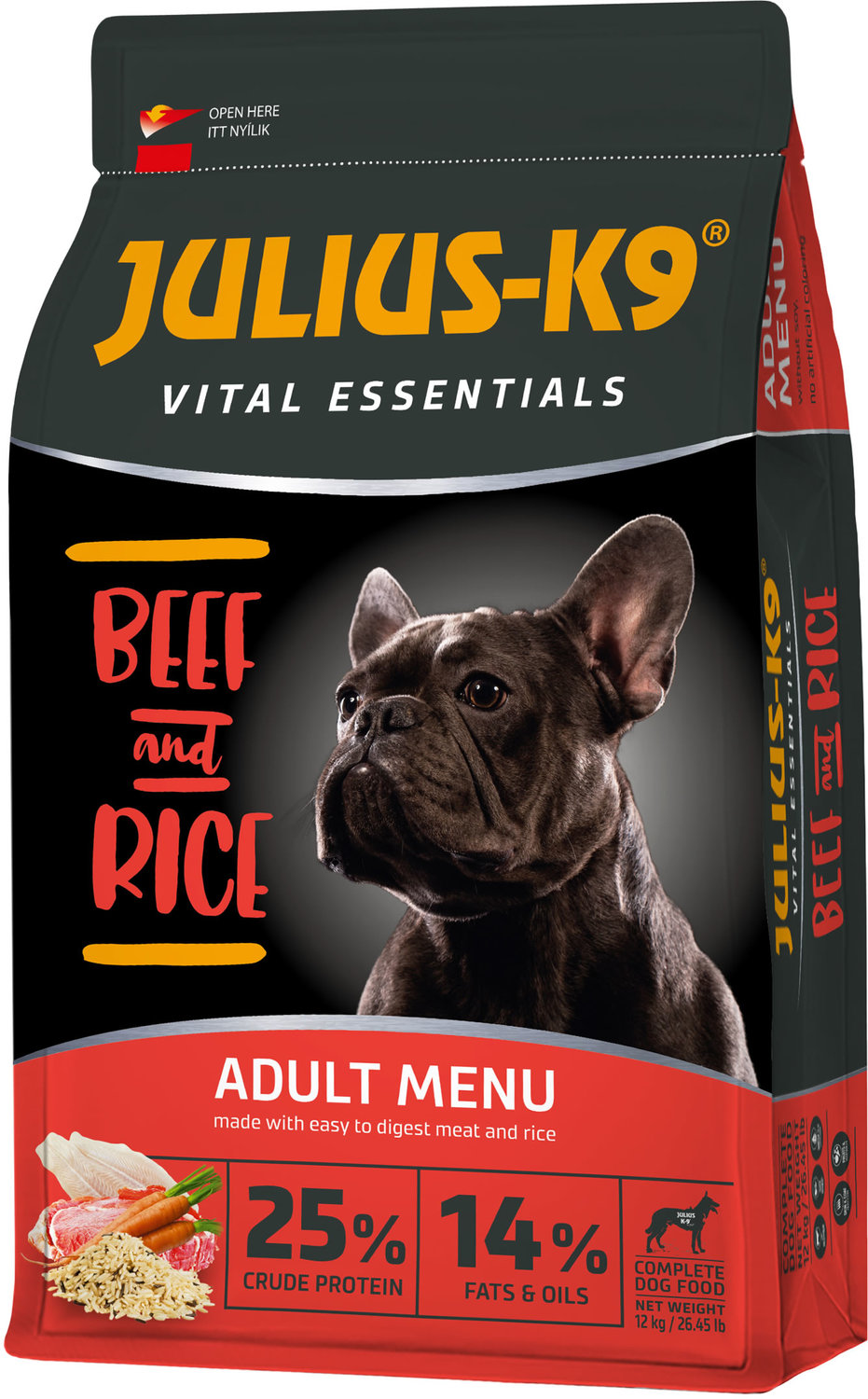 K9 Julius Vital Essentials Adult Beef & Rice 12 kg
