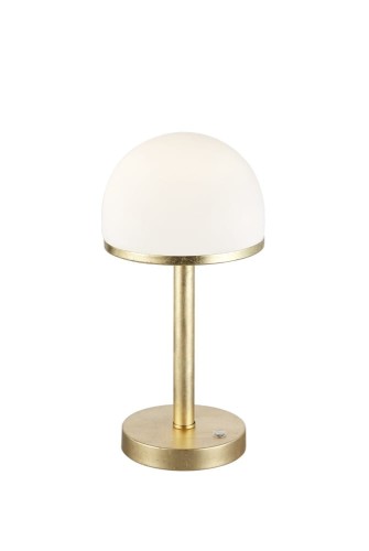 Trio T R I O Lampa stołowa BERLIN LED złota 527590179