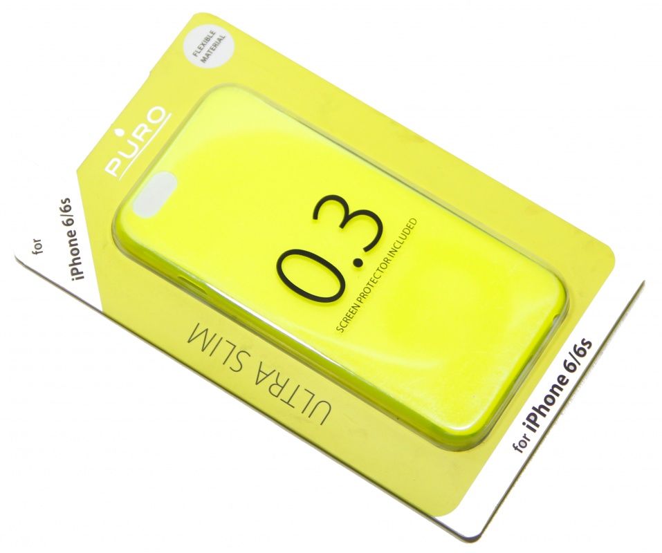 PURO NOWY FUTERAŁ CASE- IPHONE 6/6S ŻÓŁTY