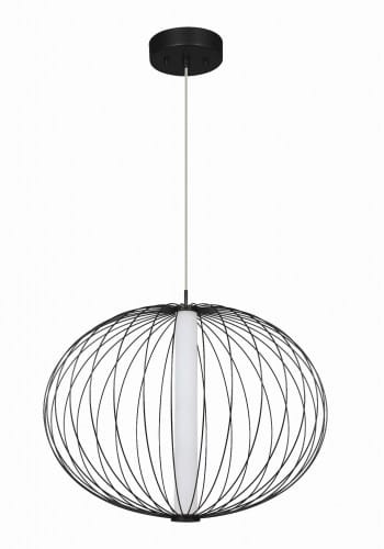 Light Prestige lampa wisząca LED Treviso 18W 1600lm 4000K czarna 40cm LP-798/1P S BK