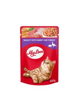 KORMOTECH MY LOVE 100G KRÓLIK I INDYK