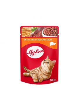 KORMOTECH MY LOVE 100G WĄTROBA W SOSIE