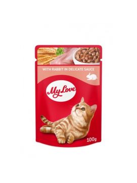 KORMOTECH MY LOVE 100G KRÓLIK W SOSIE