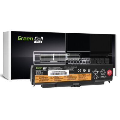 Green Cell Bateria PRO do Lenovo ThinkPad T440p T540p W540 W541 L440 L540 5200mAh 10.8V ) LE89PRO LE89PRO