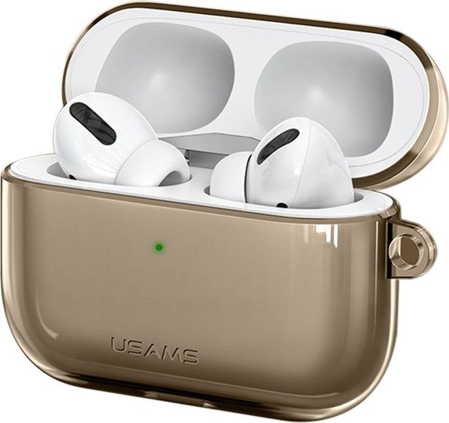 Usams Etui ochronne BH570AP03 TPU do AirPods Pro brązowe