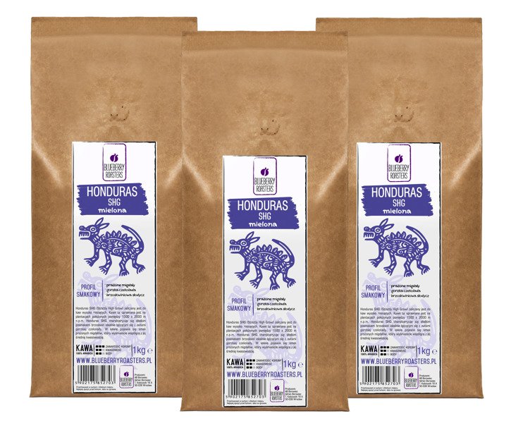 Zestaw kawy ziarnistej Honduras SHG 3x1 kg
