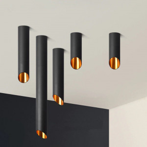 REA OSW-08569 LAMPA APP571-1C BLACK/GOLD 20cm