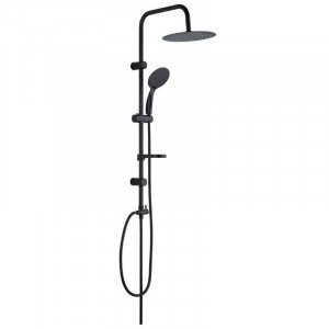 LAVEO PL2 70OX Kolumna natryskowa Długość drążka: 950 mm Wysokość: 1000 mm Szerokość: 250 mm Głębokość: 430 mm Wymiar słuchawki: 258x125 mm Długość węża: 1500 mm Wykończenie: czarne