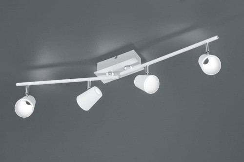 Trio Oświetlenie NARCOS reflektor LED Biały, 4-punktowe 873110431