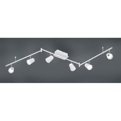 Trio Oświetlenie NARCOS reflektor LED Biały, 6-punktowe 873110631