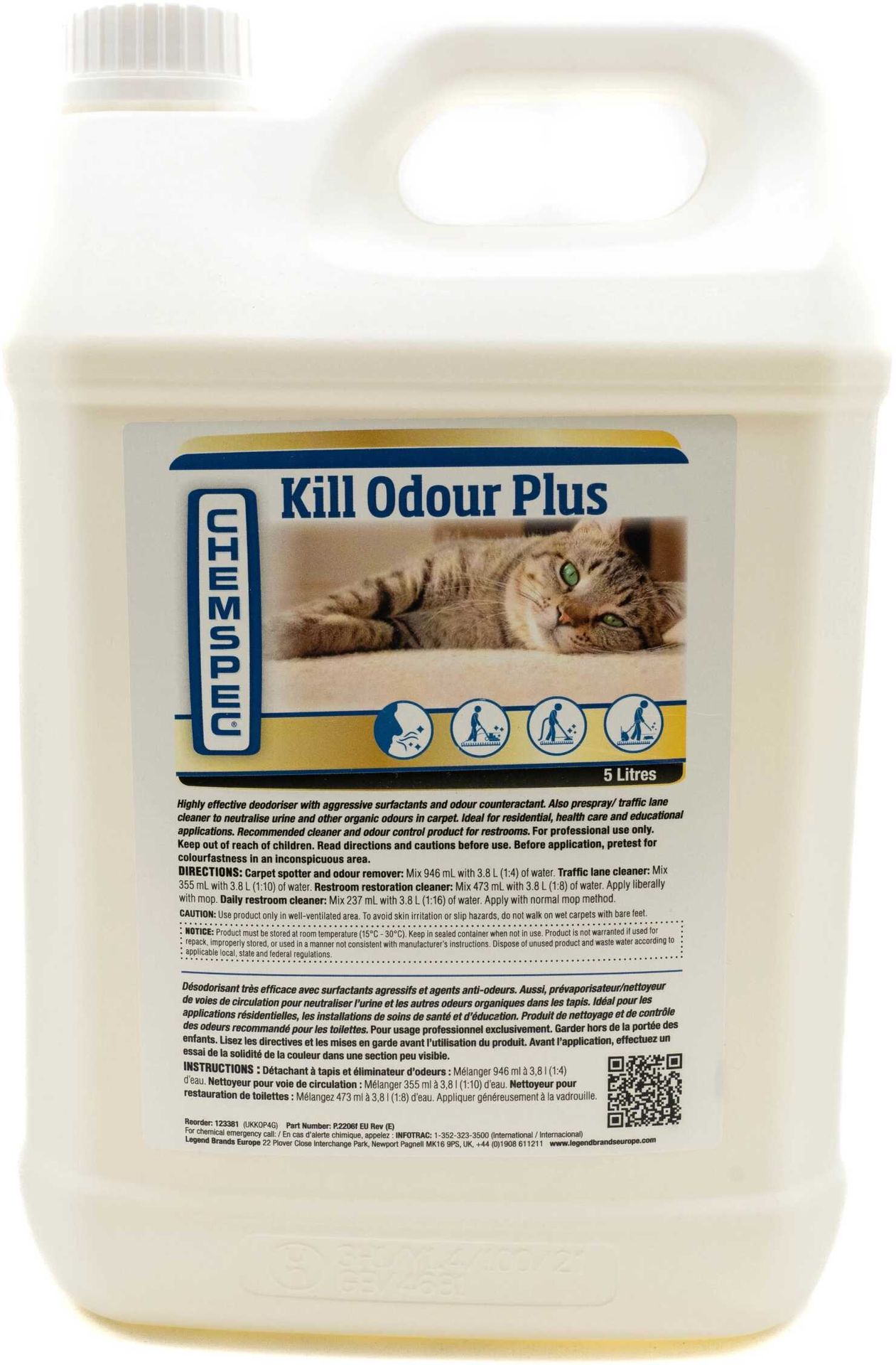 CHEMSPEC Kill Odor Plus - skuteczny neutralizator trudnych zapachów 5L