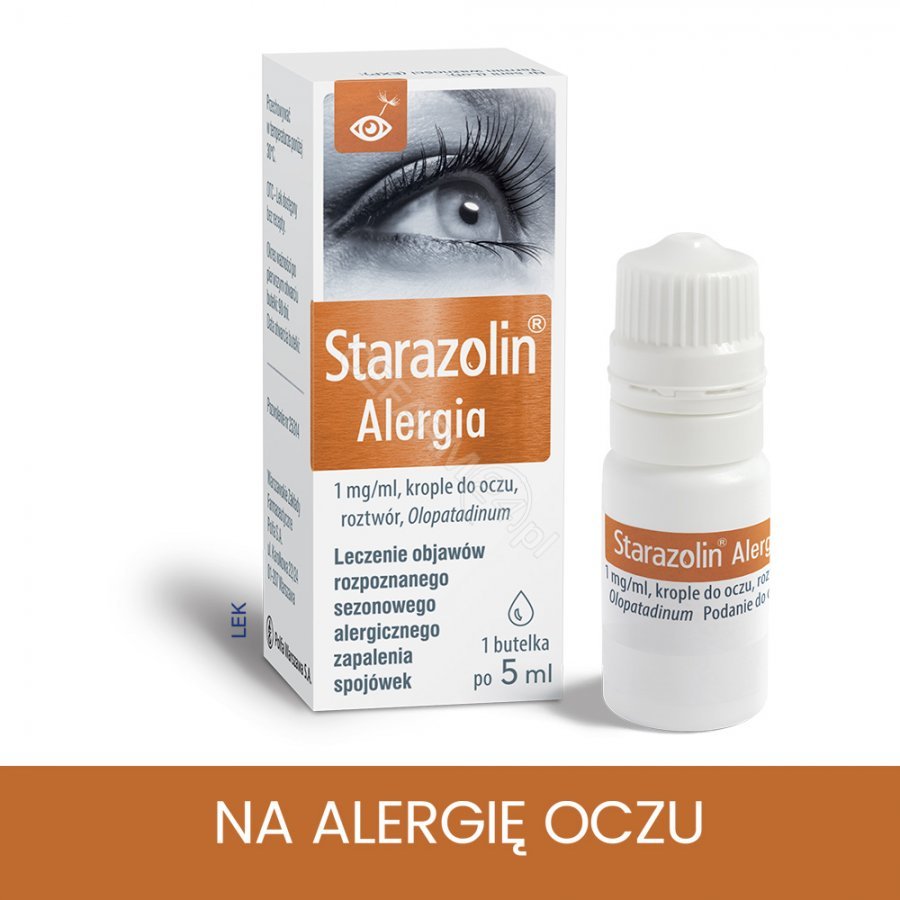 Polpharma Starazolin Alergia krople do oczu 5 ml