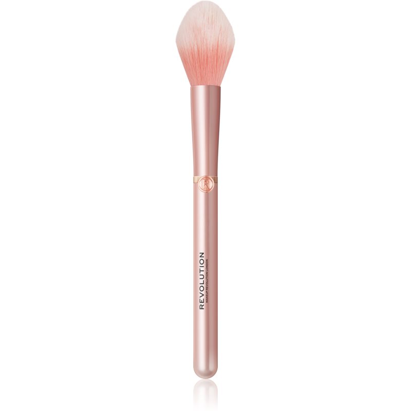 Makeup Revolution Create pędzel do różu konturowania i rozświetlacza R6