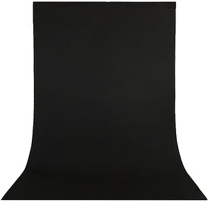 Tło fotograficzne bawełniane Powerlux 183 x 275 cm (czarne)