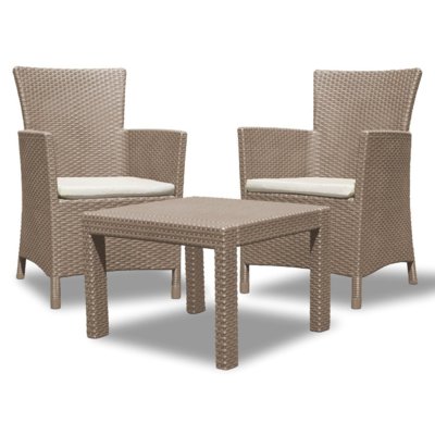Allibert Zestaw Keter Rosario CE Balcony Set cappucino / piaskowy (216938)