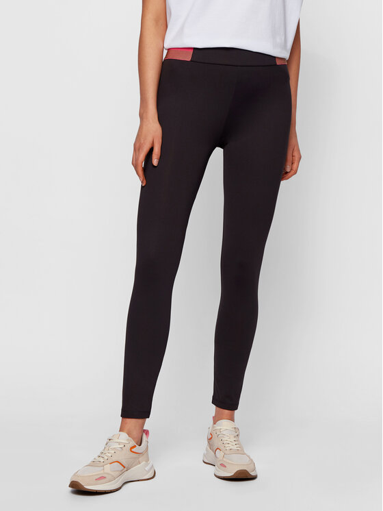 BOSS Legginsy C_Erina_Active 50456719 Czarny Skinny Fit