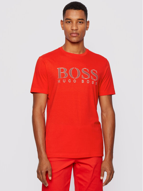 Hugo Boss T-Shirt 5 50448306 Czerwony Regular Fit