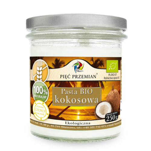 Pięć przemian Pasta kokosowa BIO - Pięć przemian - 250g 06115