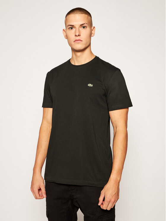 Lacoste T-Shirt TH2038 Czarny Regular Fit