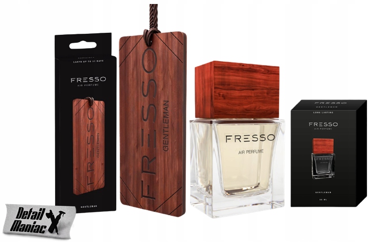 Fresso Mini Gift Box Dark Delight  perfumy 50ml oraz drewniana zawieszka