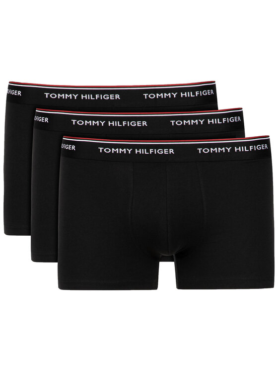 Tommy Hilfiger Komplet 3 par bokserek 3P Trunk 1U87903842 Czarny