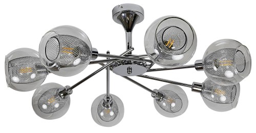 Candellux OZZO Chrom 8xE14 Lampa sufitowa 38-72283 38-72283