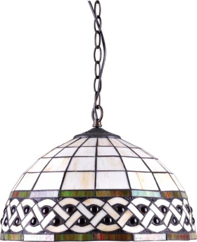 Kaja wisząca witrażowy Sargan 1xE27 60W K-P162208
