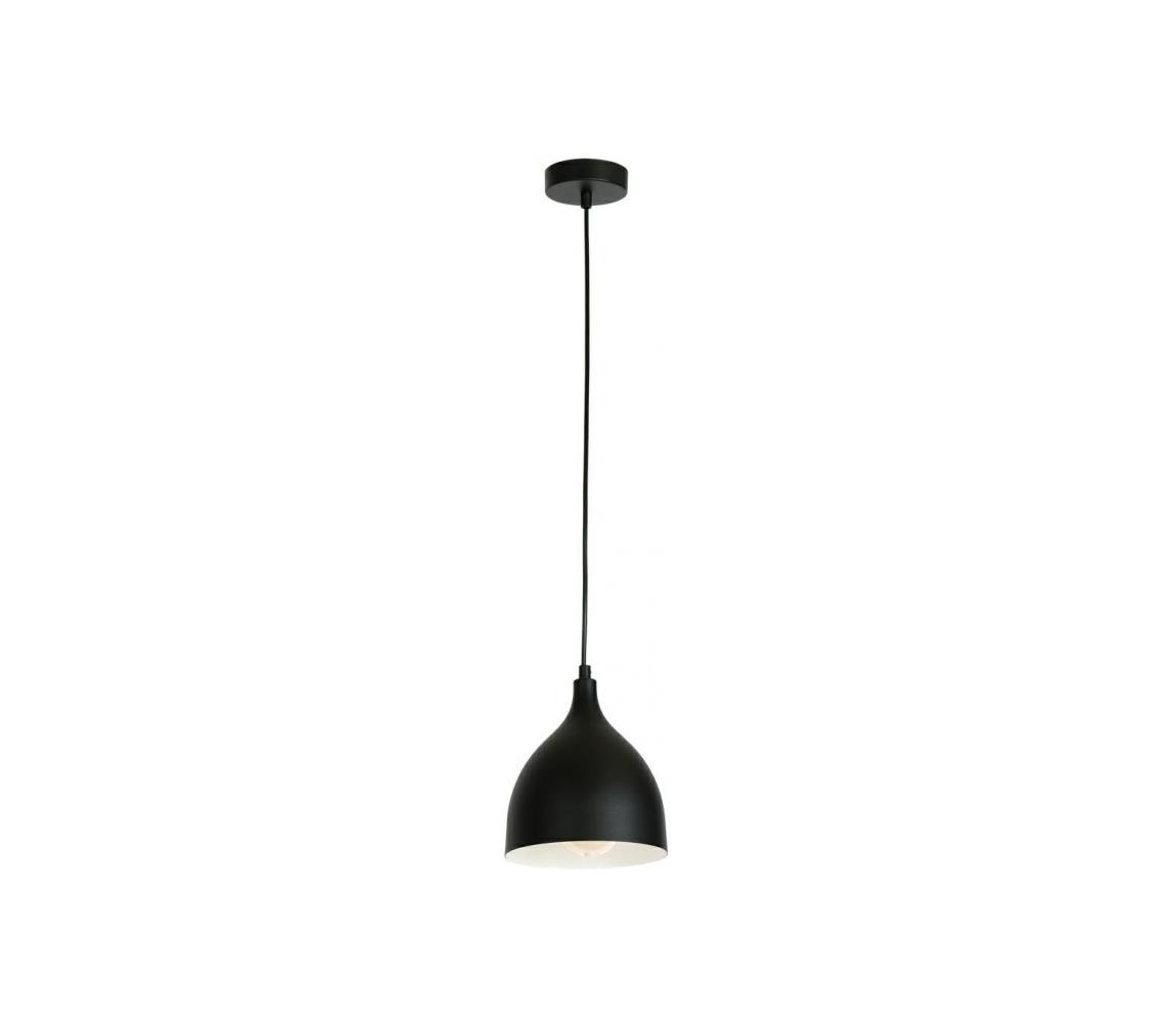 Lampa wisząca Nanu z metalu czarna 1-pkt.
