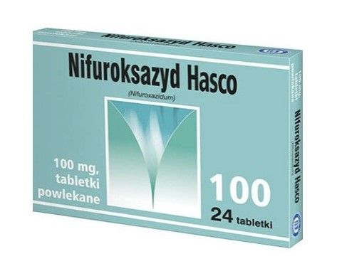 Hasco-Lek Nifuroksazyd 100mg 24 szt.
