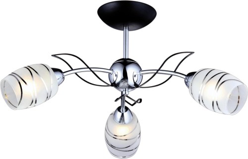 Kaja Plafon Lampa sufitowa XENA K-JSL-6093/3 CHR OPRAWA metalowa chrom