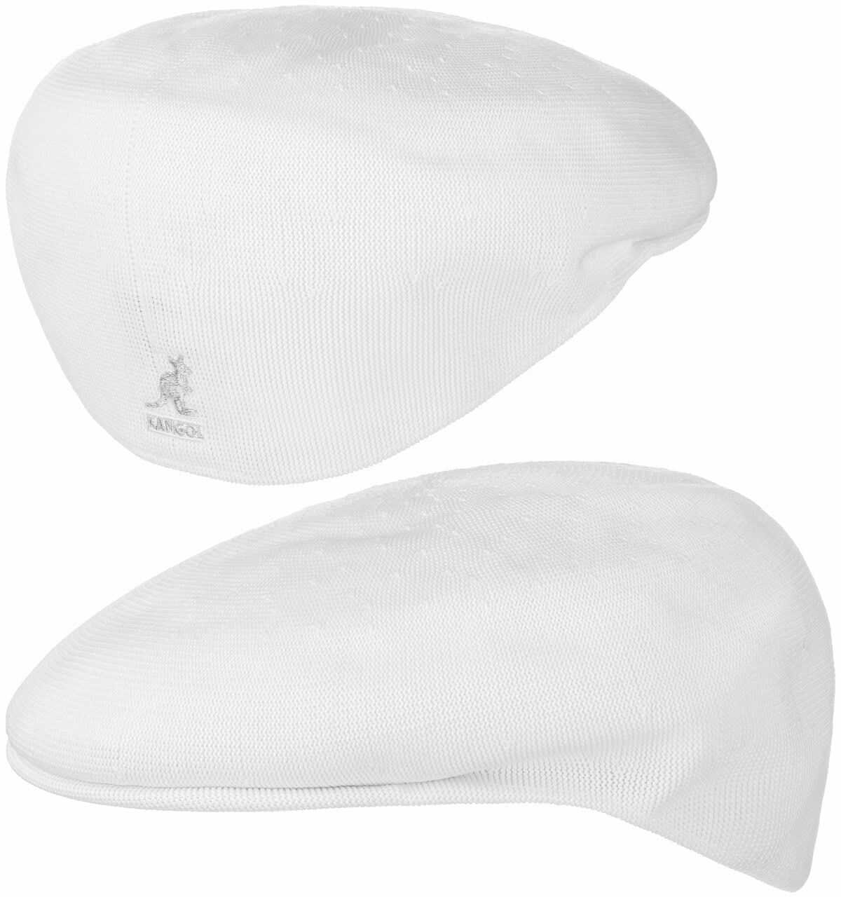 Płaski Kaszkiet 504 Tropic Summer by Kangol, biały, L (58-59 cm)