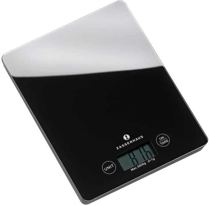 Zassenhaus Waga kuchenna cyfrowa czarna ZS-073195