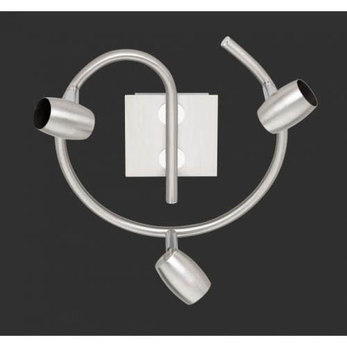 Trio Oświetlenie Leuchten Michael Lampa Sufitowa Nikiel matowy, 3-punktowe 803090307