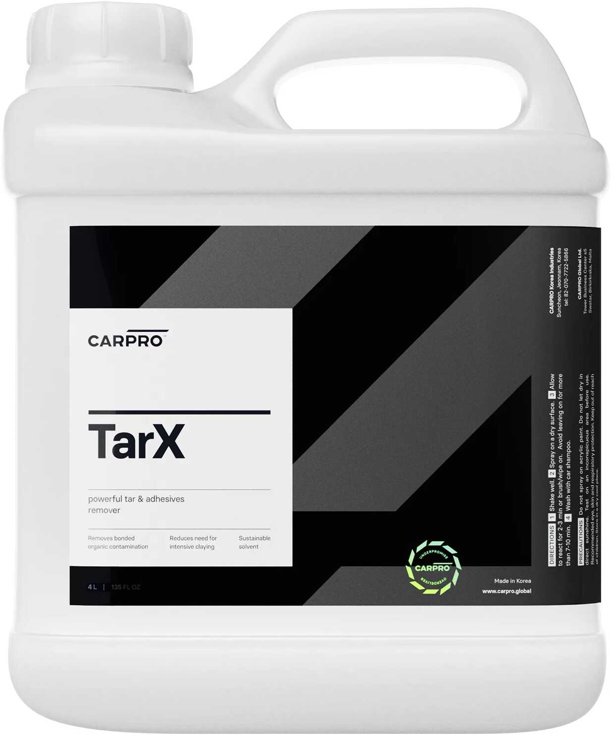 CARPRO CQUARTZ CarPro TarX skuteczny środek usuwa smoła żywica klej 4L CAR000125