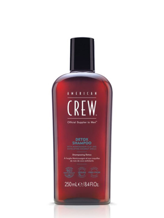 American Crew Detox szampon oczyszczający z peelingiem 250ml