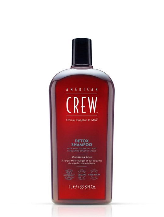 American Crew Detox szampon oczyszczający z peelingiem 1000ml
