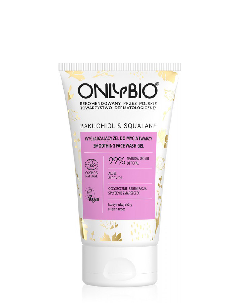 OnlyBio OnlyBio Bakuchiol&Skwalan wygładzający żel do mycia twarzy 150ml