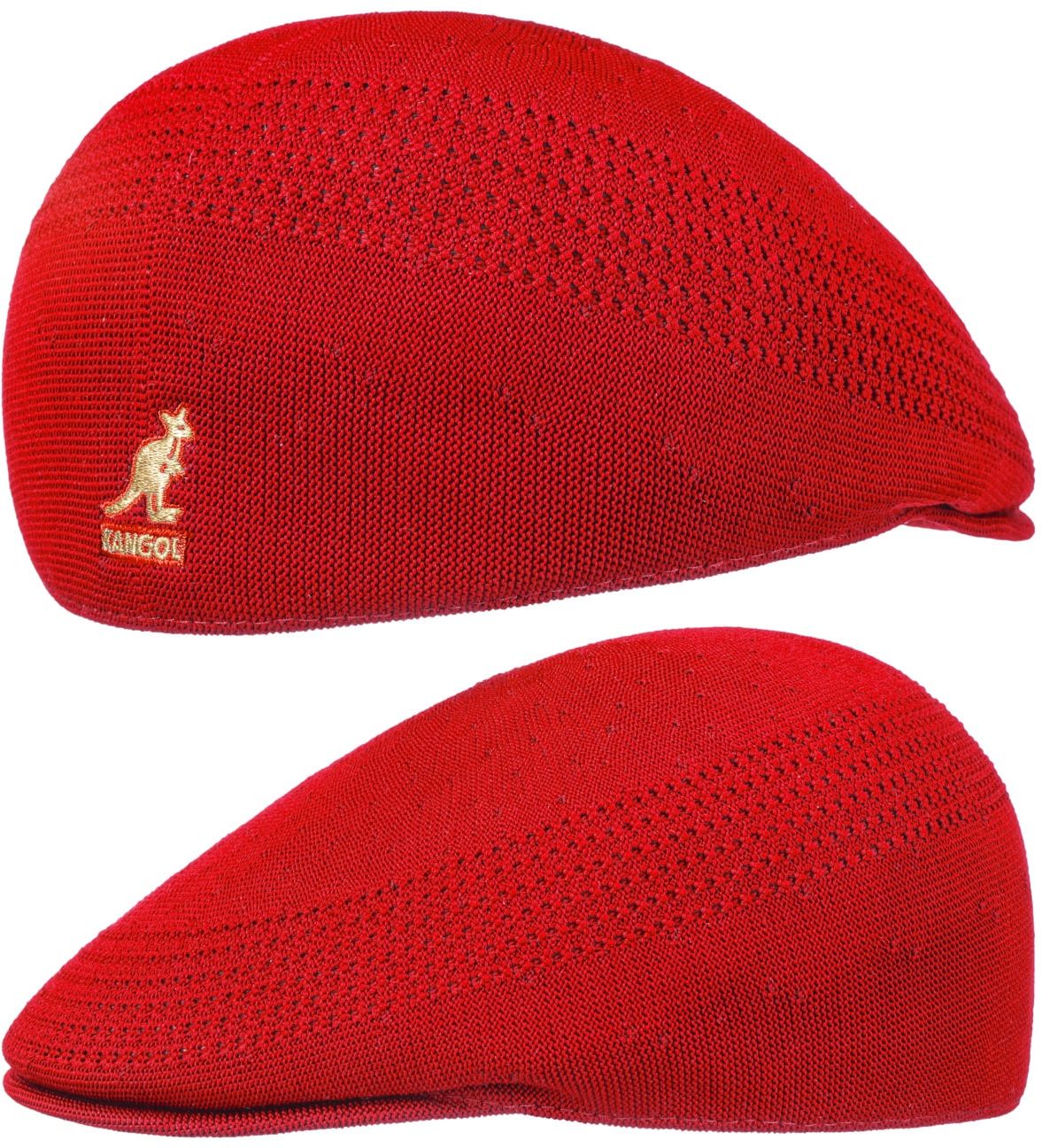 Kaszkiet Tropic 507 Ventair by Kangol, czerwony, L (58-59 cm)